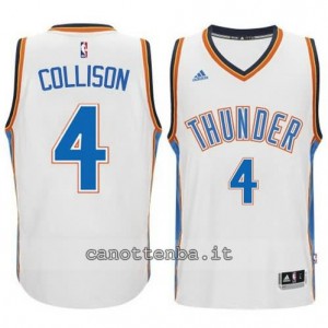 Canotta nick collison #4 oklahoma city thunder 2014-2015 bianca