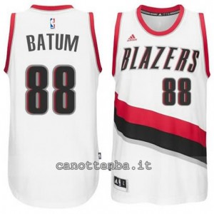 Canotta nicolas batum #88 portland trail blazers 2014-2015 bianca