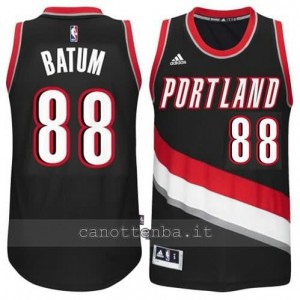 Canotta nicolas batum #88 portland trail blazers 2014-2015 nero