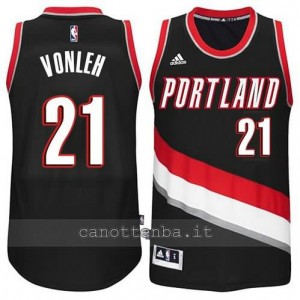 Canotta noah vonleh #21 portland trail blazers 2014-2015 nero