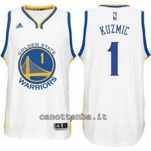 Canotta ognjen kuzmic #1 golden state warriors 2014-2015 bianca