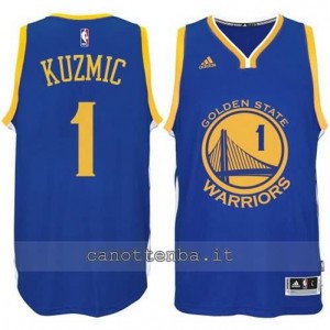Canotta ognjen kuzmic #1 golden state warriors 2014-2015 blu