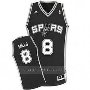 Canotta patty mills #8 san antonio spurs revolution 30 nero