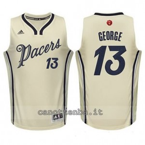 Canotta paul george #13 indiana pacers natale 2015 giallo