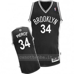 Canotta paul pierce #34 brooklyn nets revolution 30 nero