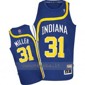 Canotta reggie miller #31 indiana pacers retro blu