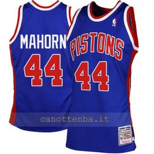 Canotta rick mahorn #44 detroit pistons blu