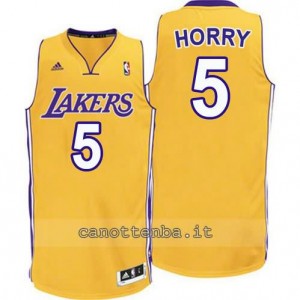 Canotta robert horry #5 los angeles lakers revolution 30 giallo