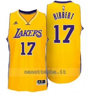 Canotta roy hibbert #17 los angeles lakers giallo