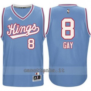 Canotta rudy gay #8 sacramento kings 198#5-1986 retro