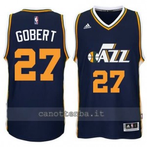 Canotta rudy gobert #27 utah jazz 2014-2015 blu