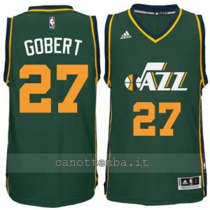 Canotta rudy gobert #27 utah jazz 2014-2015 verde