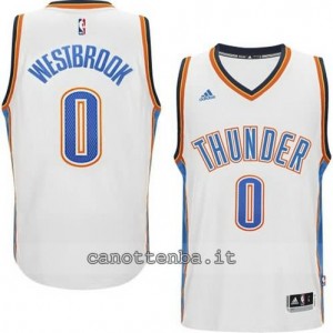 Canotta russell westbrook #0 oklahoma city thunder 2014-2015 bianca