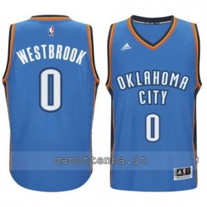 Canotta russell westbrook #0 oklahoma city thunder 2014-2015 blu