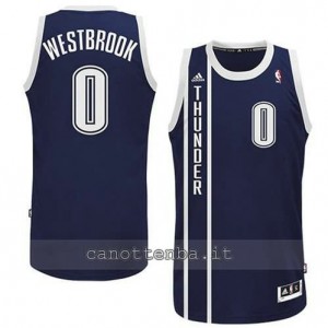 Canotta russell westbrook #0 oklahoma city thunder alternato blu