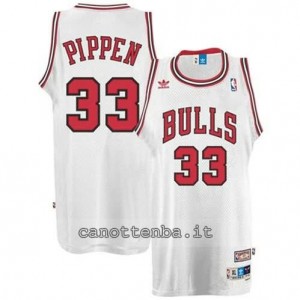 Canotta scottie pippen #33 chicago bulls retro bianca