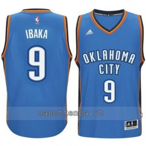 Canotta serge ibaka #9 oklahoma city thunder 2014-2015 blu