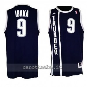 Canotta serge ibaka #9 oklahoma city thunder alternato blu