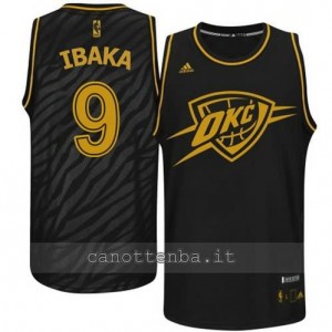 Canotta serge ibaka #9 oklahoma city thunder moda nero