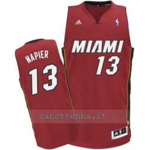 Canotta shabazz napier #13 miami heat revolution 30 rosso