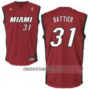 Canotta shane battier #31 miami heat revolution 30 rosso