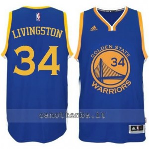 Canotta shaun livingston #34 golden state warriors 2014-2015 blu