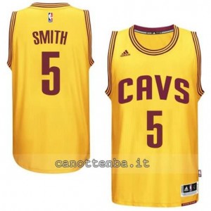 Canotta smith #5 cleveland cavaliers 2014-2015 giallo