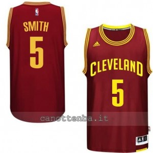 Canotta smith #5 cleveland cavaliers 2014-2015 rosso