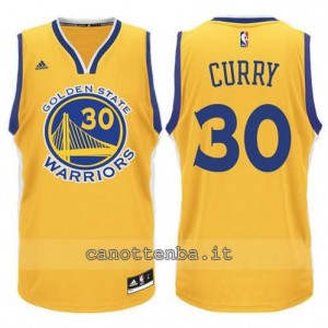 Canotta stephen curry #30 golden state warriors 2015-2016 giallo