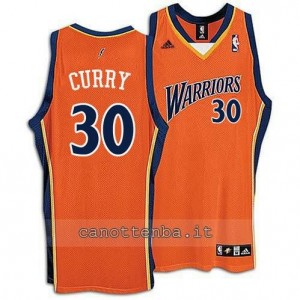 Canotta stephen curry #30 golden state warriors arancia