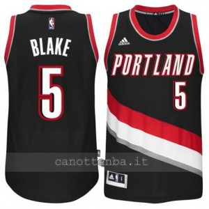 Canotta steve blake #5 portland trail blazers 2014-2015 nero