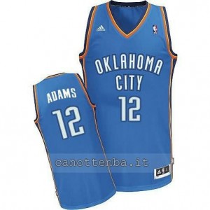 Canotta steven adams #12 oklahoma city thunder revolution 30 blu