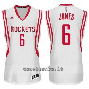 Canotta terrence jones #6 houston rockets 2014-2015 bianca