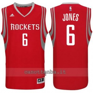 Canotta terrence jones #6 houston rockets 2014-2015 rosso