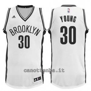 Canotta thaddeus young #30 brooklyn nets revolution 30 bianca