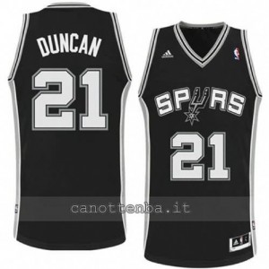 Canotta tim duncan #21 san antonio spurs revolution 30 nero