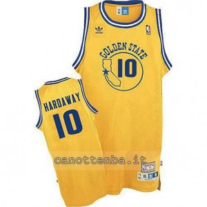 Canotta tim hardaway #10 golden state warriors soul giallo