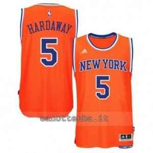 Canotta tim hardaway #5 new york knicks 2015 swingman arancia