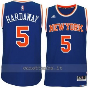 Canotta tim hardaway #5 new york knicks 2015 swingman blu