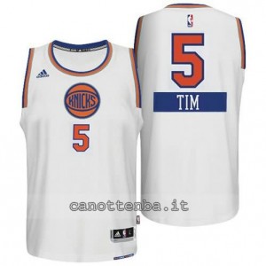 Canotta tim hardaway #5 new york knicks natale 2014 bianca