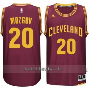 Canotta timofey nozgov #20 cleveland cavaliers 2014-2015 rosso