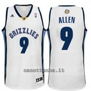 Canotta tony allen #9 memphis grizzlies revolution 30 bianca