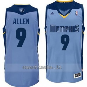 Canotta tony allen #9 memphis grizzlies revolution 30 blu