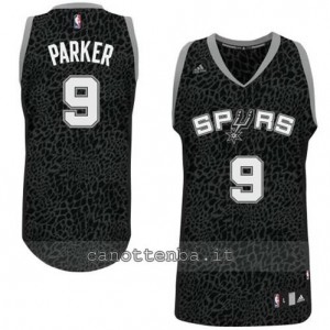 Canotta tony parker #9 san antonio spurs leopard