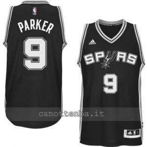 Canotta tony parket #9 san antonio spurs 2014-2015 nero