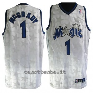 Canotta tracy McGrady #1 orlando magic stella bianca