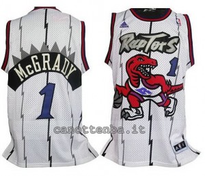 Canotta tracy McGrady #1 toronto raptors bianca