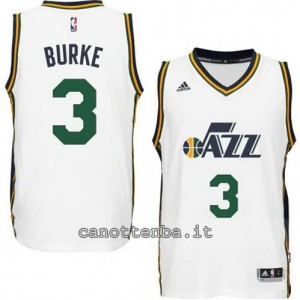 Canotta trey burke #3 utah jazz 2014-2015 bianca