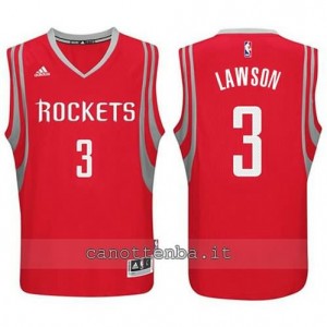 Canotta ty lawson #3 houston rockets 2014-2015 rosso