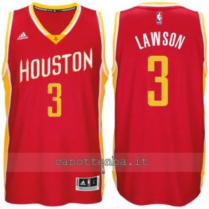 Canotta ty lawson #3 houston rockets revolution 30 rosso